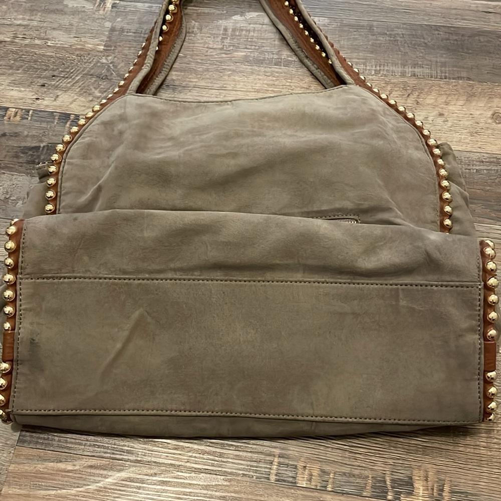 Big Buddha Grayson Suede Hobo Hand Bag - Picture 4 of 12